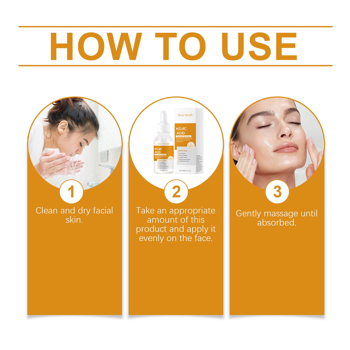 West&Month Turmeric Acid Essence Hydrating Skin