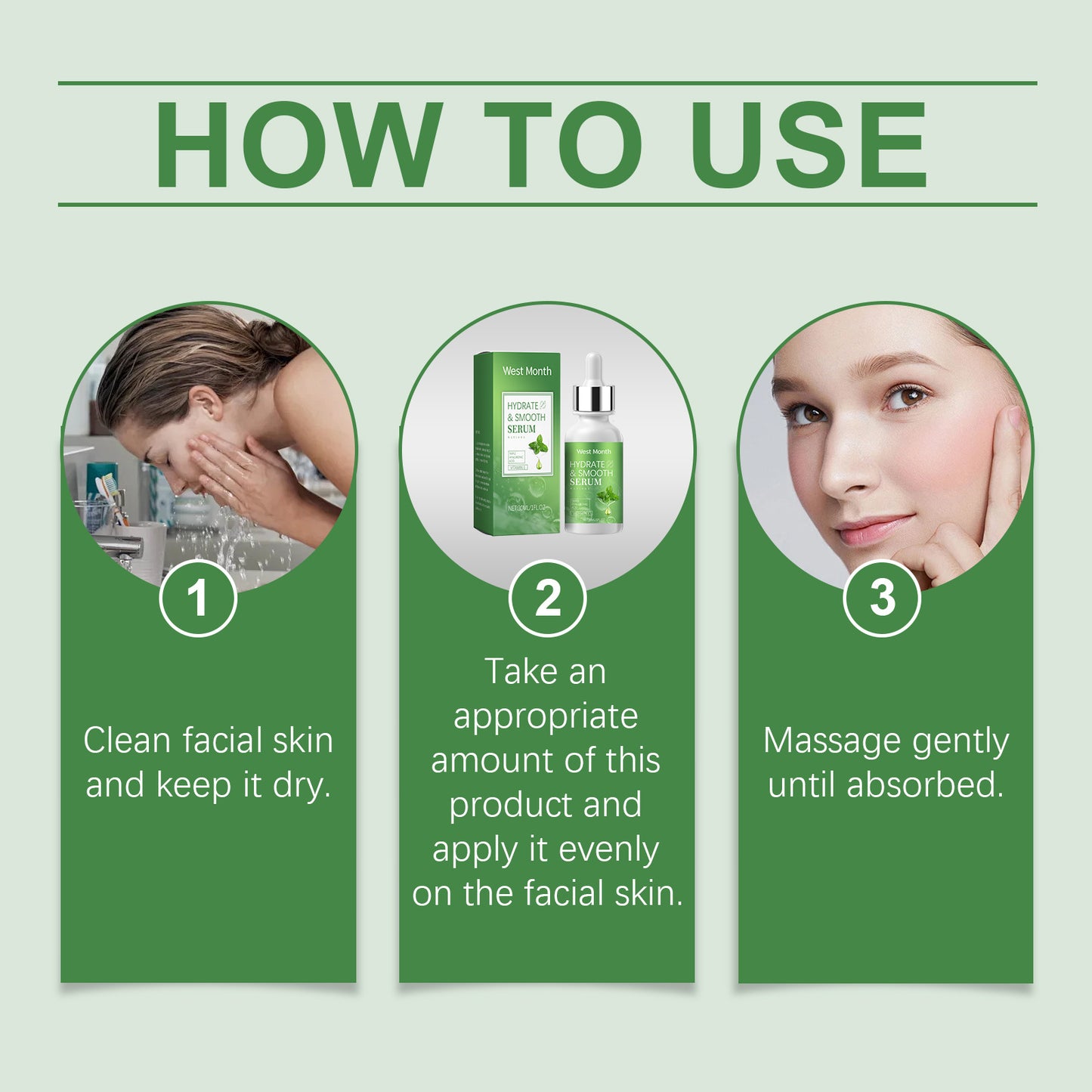 West&Month  Hydrating Serum With Hyaluronic Acid